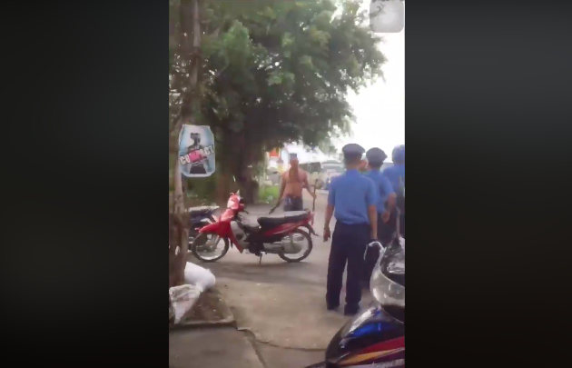 Xác định người tâm thần cản trở lực lượng chức năng ở Phúc Thọ